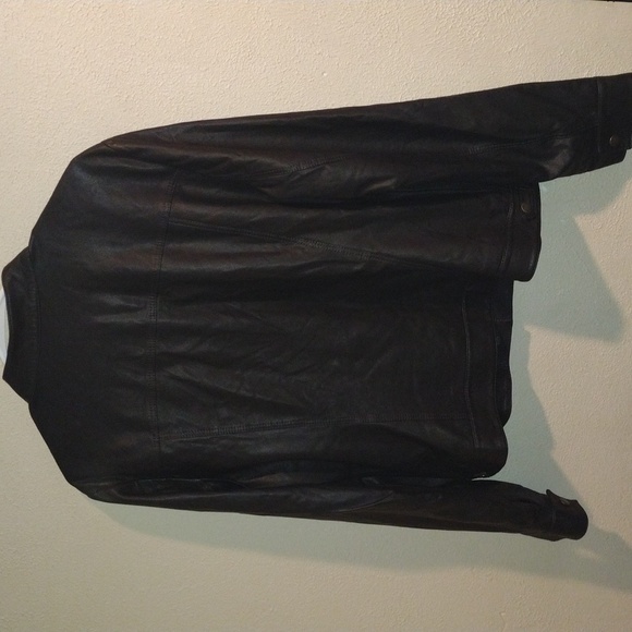 Lafayette 148 100% Leather Dark Brown Mocha Jacket 14 - Picture 6 of 6